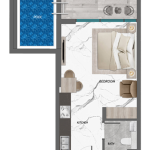 سامانا مانهاتن - استوديو مع مسبح