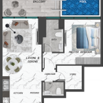 سامانا جولف أفينيو - غرفة نوم مع مسبح