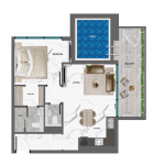 سامانا مانهاتن - غرفة نوم مع مسبح