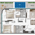 سامانا كاليفورنيا 2 - غرفتي نوم مع مسبح