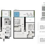 سامانا باراري لاجونز - دوبلكس بغرفتي نوم