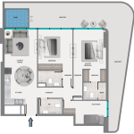 سامانا ريسورتز - غرفتي نوم مع مسبح