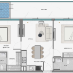 SAMANA Hills South 2 - 2BHK - Type 2