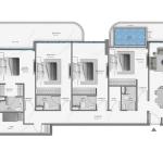 شقة من 4 غرف نوم + مسبح