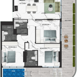 سامانا آيفي جاردنز - ٣ غرف نوم