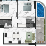 سامانا آيفي جاردنز - ٢ غرف نوم