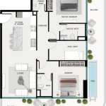 أوشن بيرل ٢ - غرفتي نوم مع مسبح